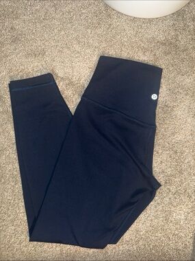 lululemon Align 25 *WARM(thicker align material)// true navy // worn once